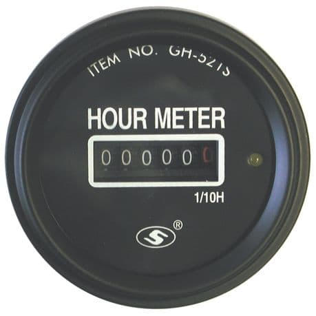 Hour Meter 6-50V 2" GH521S