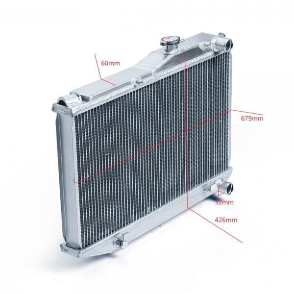 Radiator 325X558X50 R128RAD Toyota 52mm 2C Alu