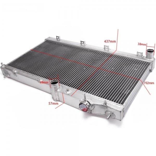 Radiator 702X437X57 R222RAD Subaru 2C 38mm In/Ou