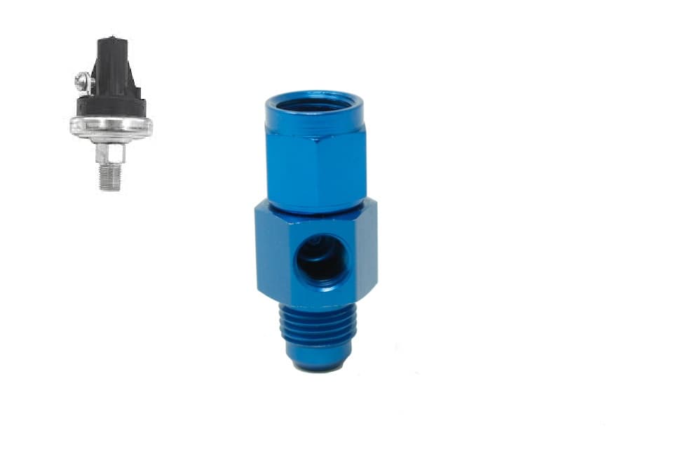 N2O Purge/Gauge Adapt 4AN Swivel 1603