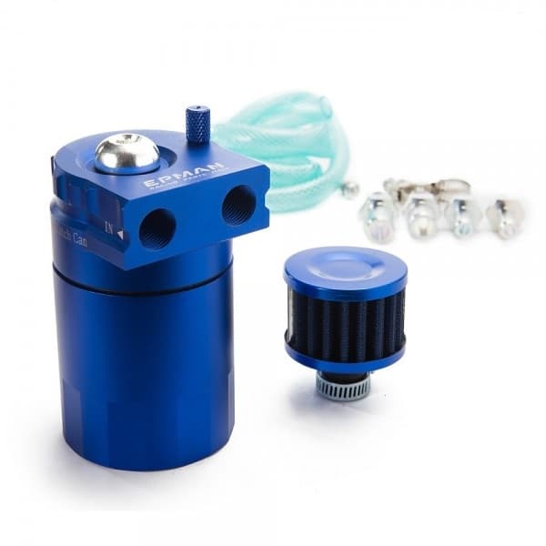 Oil Catch JYH08 Blue W Breather