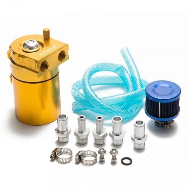 Oil Catch JYH08 Gold W Breather