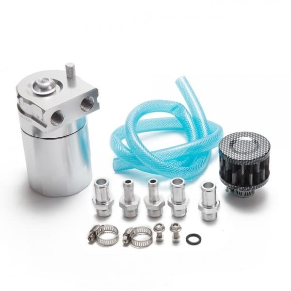 Oil Catch JYH08 Silver W Breather