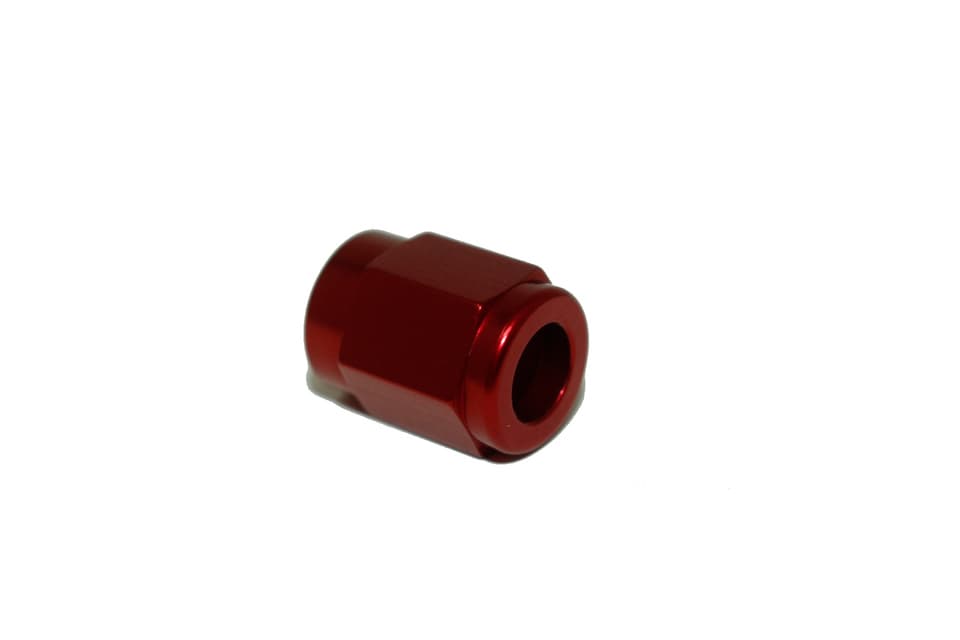 N2O 3/16 Tube Nut Red 1206