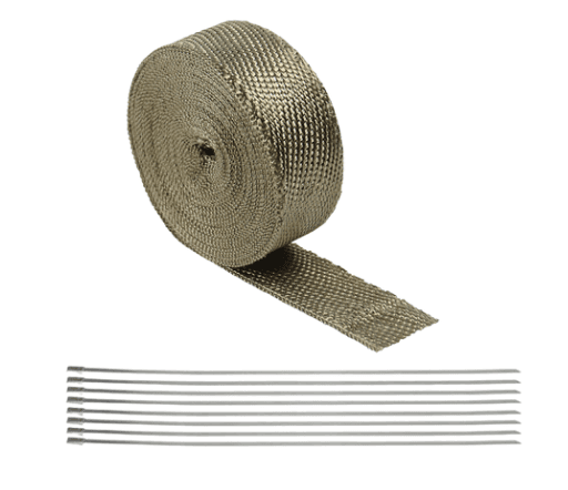 Exhaust Wrap Titanium 10m 50X3MM