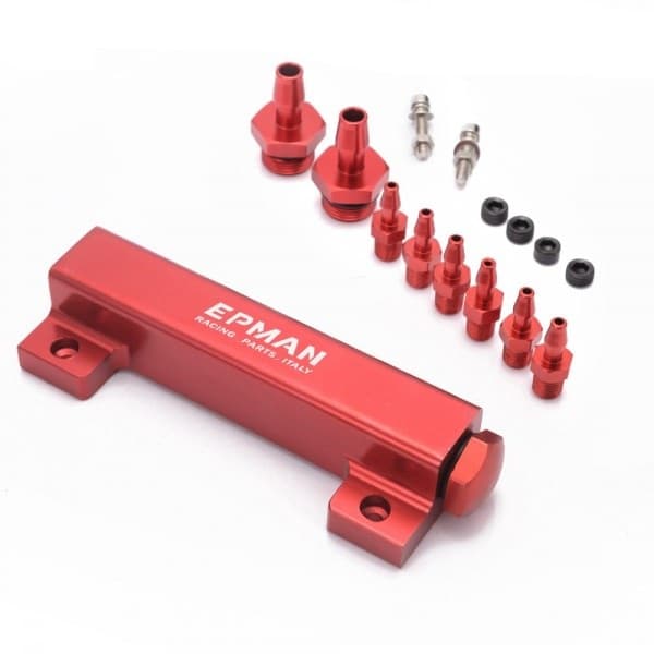 Vacuum Block 6 Port Red Mani EP-01SYG
