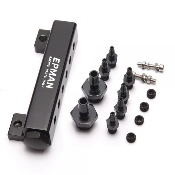 Vacuum Block 6 Port Black 01SYG