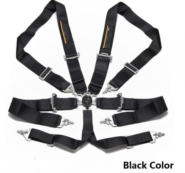 Harness 6P Black Quick 3 Inch Each JDM 07CAM6-BK