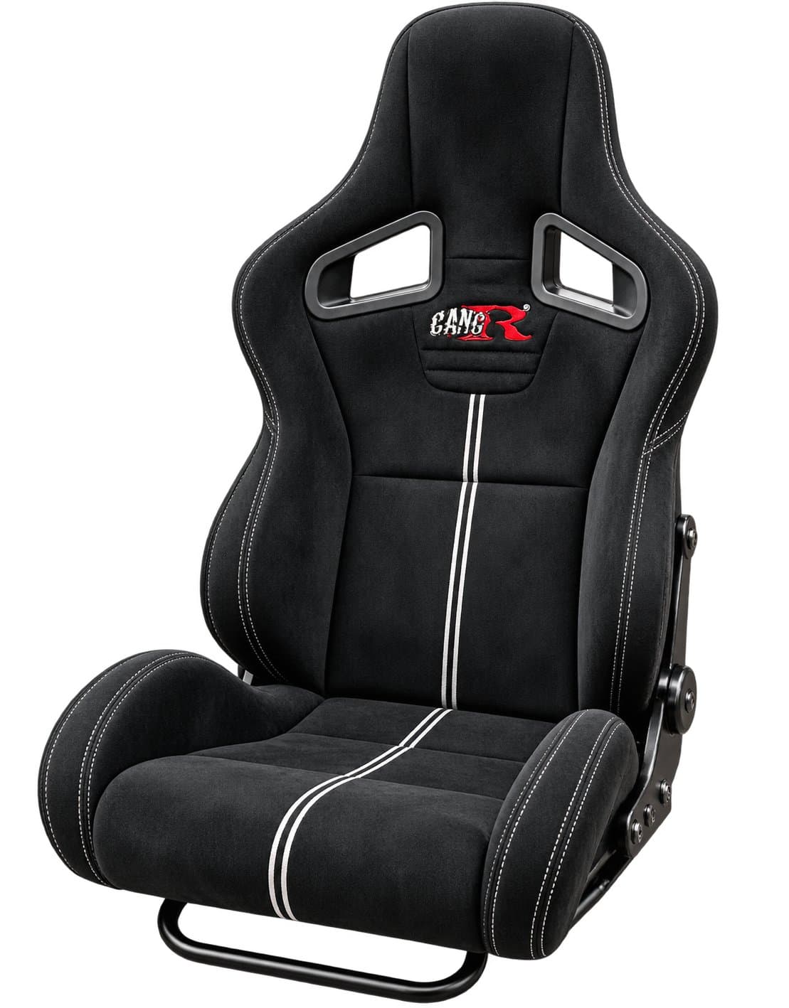 Car Seat 2WAY 1039R Bk/Si Each Alcanta Stripe Mi