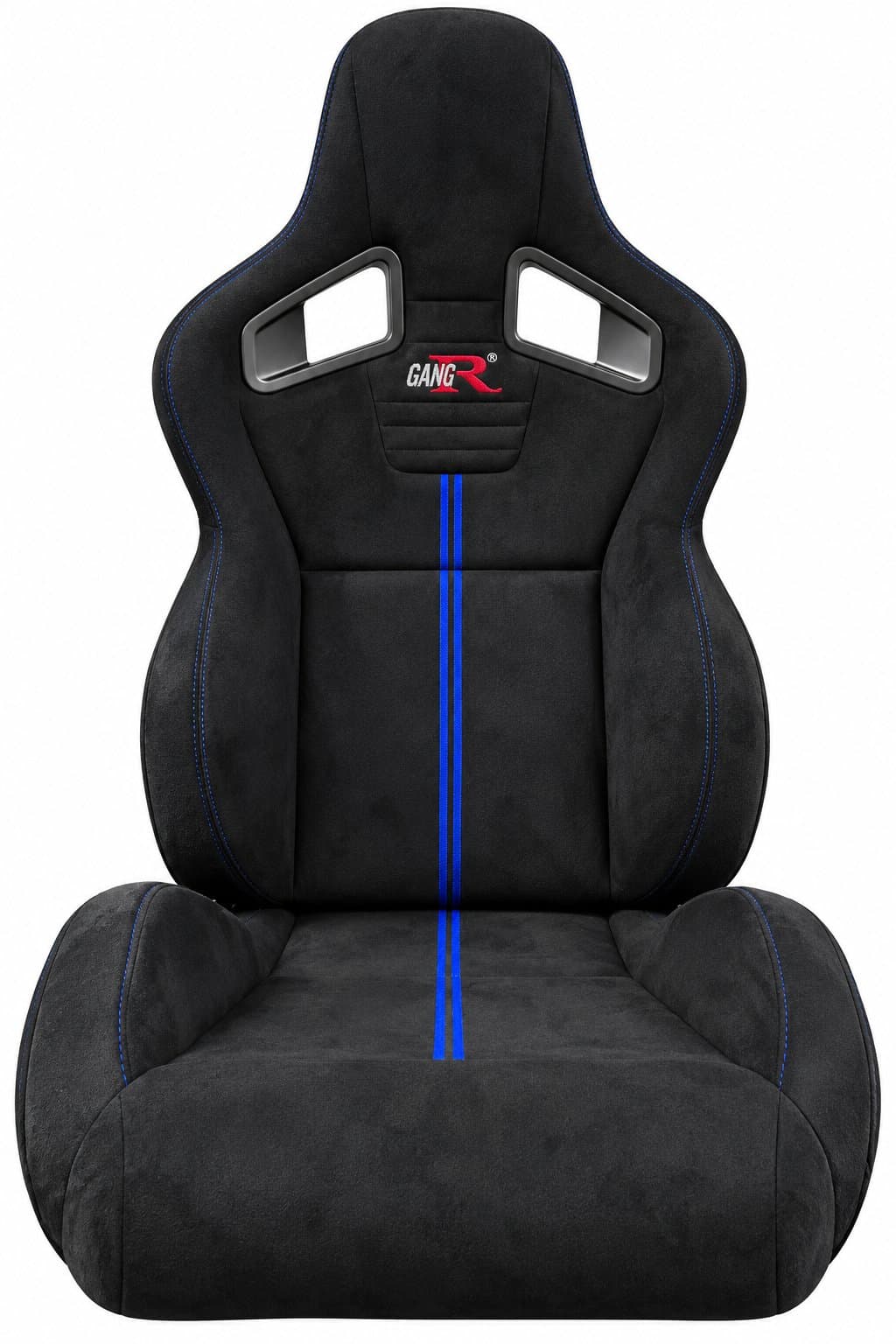Car Seat 2WAY 1039R Bk/Bl Each Alcantara & Stripe